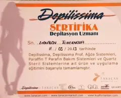depilasyon certificate