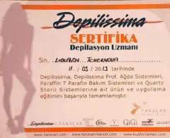 depilasyon uzmanı sertifikası