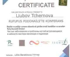 rufus kozmetik certificate