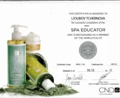 spa educator sertifikası