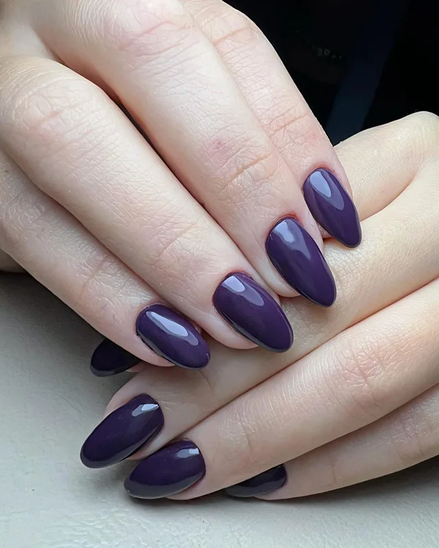 purple nail polish